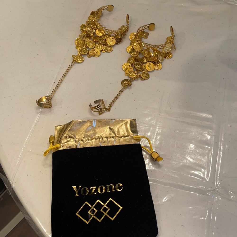 2 Bracelets With Attached Rings - image 3